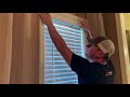 How to Install Window Blinds - Cordless Faux Wood Blind Install