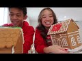 GINGERBREAD HOUSE COMPETITION W/ CHRISTIAN | Vlogmas Day 4!