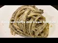 Succulent Truffle And Cream Spaghetti