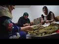 IRAN! Delicious Kurdish Style Dolma With Meat Slices in Tomato Sauce | Village Recipes