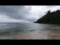 Cloudy Evening in Paradise🌴 Relax to Calm Waves on Koh Phangan 🌊 Sleep Well in 4K