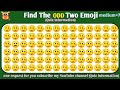 odd emoji challenge  | easy medium level | find the odd one out emoji challenge | odd emoji quiz |