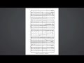 The Galilean Suite - Ganymede - Full Score (Dave Dexter)