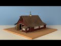 Walt Disney's Carolwood Barn in HO Scale