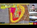 🔴 BREAKING TORNADO ON THE GROUND - Tornado Outbreak, Giant Hail Likely With Live Storm Chaser