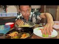 #eating  Big Prawns 🍤 With Green Vegetables 🤤 | Mukbang , Nagaland India |