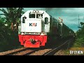 Hunting‼ kereta api pagi hari di stasiun kalisetail ✅ dengan suasana pagi yang cerah