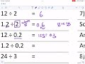 Math-Salamanders: Division related facts, decimals to 1DP sheet 2