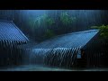 Heavy Rain on a Tin Roof for Sleeping Sleep Well with Rain Sounds & Thunder at Night | Sounds ASMR