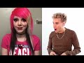 Emo/scene hair color transformations gone wrong
