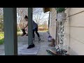 🧹 Clean with me || Messy Patio and porch || Cleaning after loss || Put back together 2024