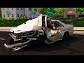 محاكي الحوادث - حوادث وجه وجه شنيعة🔥 7#  BeamNG Drive