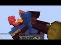 Locked on ONE CHUNK But We're MUTANT MOBS With CRAZY FAN GIRL!