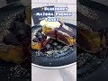 How to plate French Toast | Blueberry Matcha #plating #shorts