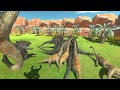 Giant Spinosaurus and Dinosaur Alliance VS Godzilla Evolves
