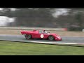 The Sound Of The Ferrari 512 M ( 1970 )  Insane  V12 ! Startup ,  Revving , Track Action ...