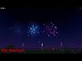 All new shells and cakes in (Fireworks Playground) Roblox