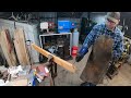 Forging Knife From Ball Chain And 52100 Steel