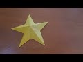 how to make 3d star / paper craft / diy 3d star making craft