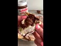 Nutella stuffed mini pancakes