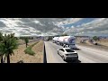 ATS 1.50 4K | Los Angeles CA To Eureka CA | Kenworth T909 & Advanced B-Double Fuel Tanker #ats