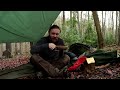 Bushcraft overnight camp in a new woodland permission