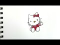 How to Draw Hello Kitty Easy I Step-by-Step Drawing