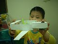 A wired paper model plane made by my dear son Shawn and I on Sep 26, 2009.