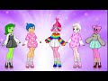 Battle Elsa, Poppy & Joy Inside out 2 Poppy Playtime 3 or Digital Circus? | DIY Paper Dolls Fashion