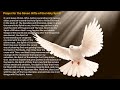 Prayer for the Seven Gifts of the Holy Spirit