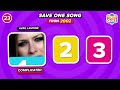SAVE ONE SONG PER YEAR 🎵 TOP Songs 2024 - 2000 | Music Quiz