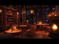 Cozy Winter Jazz ☕ Smooth Coffee Jazz and Snowfall Jazz in Cozy Coffee Shop Ambience