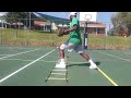 ⚡OPEN STANCE LADDER DRILL 💥#tennis #tenniswitheric #coacheric #fitwithcoache #ectacademy#openstance