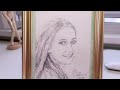 How to draw a realistic portrait with BALLPOINT PEN (step by step!)