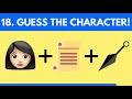 Can You Guess The Naruto Character By Emoji?