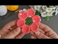Woww!.. Very easy, very sweet motif flower motif flower motif making. Tunisian crochet