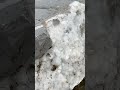 Once Hot Liquid Quartz through Limestone