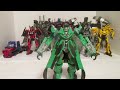 Custom Partsforming Transformers figures