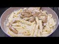 White Sauce Chicken Pasta | Creamy and Cheese Sauce Pasta | Lavish Food Corner