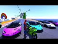 GTAV SPIDER-MAN 2, FIVE NIGHTS AT FREDDY'S, THE AMAZING DIGITAL CIRCUS Join in Epic New Stunt Racing