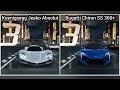Asphalt 8 : Koenigsegg Jesko Absolut vs S class kings , acceleration tests