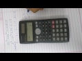 How to solve cubic equation by using Casio fx 991ms calculator