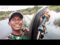 Strike ikan Toman || spot mulai surut || danau gatal