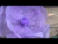 Hướng dẫn làm Hoa Vải Voan | How to make fabric flower |DIY| 1991 Handmade