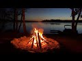 Sunset Campfire - Full 4k HD one hour video