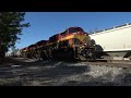 KCS Railroad. Train Action at Deramus Yard.  Shreveport, Louisiana. Date 2-19-2022. (High Def Video)