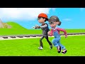 【踏切アニメ】あぶない電車 Vs Thomas the Train and Rails🚦 Fumikiri 3D Railroad Crossing Animation #train