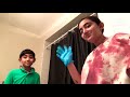 Decorating/cleaning my bathroom:D with Raniya khan my sister