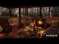 Insomnia solution-The sound of rain and thunder falling in a cozy mountain cabin#insomnia #rain