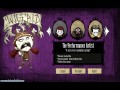 Don't Starve Tutorial - Character Guide